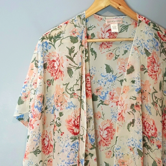 Band of Gypsies Womens Cover Up Floral - Picture 2 of 6